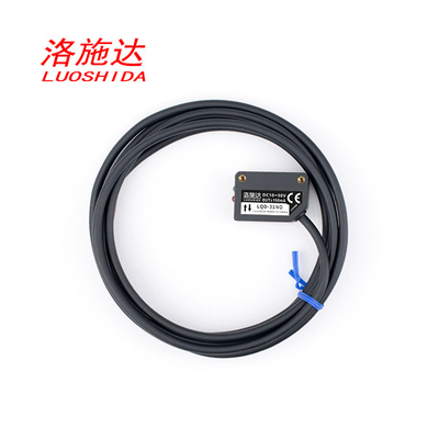 Square Laser Proximity Sensor Switch PNP NO 300mm Distance Adjustable DC Q31 Plastic Diffuse