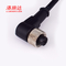 M12 4 Wire Cable Connector Fitting Female Elbow Connector Cable For All M12 4pin Proximity Sensor Switch