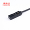 Plastic Rectangular Inductive Proximity Sensor Switch Q10 High Speed With Cable Type