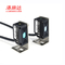 Through Beam Type Square Laser Proximity Sensor With Cable Type 3 Wire Q31 Visible Light 660nm