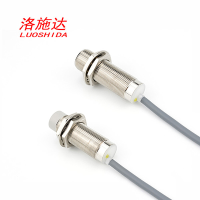 Cylindrical Inductive 2 Wire Proximity Sensor 20-250VAC M18 Metal Tube For Metal Measurement