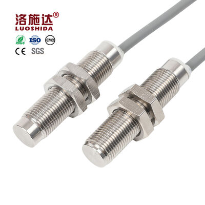 Metal Face Inductive Proximity Sensor with 2M Cable NPN/PNP Output Flush/Non-Flush Mounting