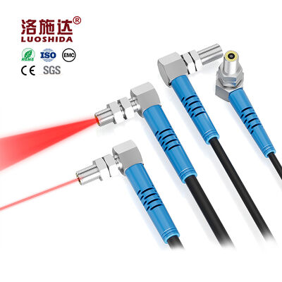 diffuse photoelectirc switch 20m Sensing Distance Through Beam Laser Sensor NPN PNP No NC M4/M6 Elbow Optical Sensors