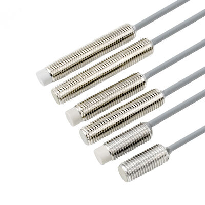 Flush/Non-flush Mounting NPN/PNP Output DC 3-Wire M8 Inductive Proximity Sensor Series IP67 Rated 1-6mm Sensing Distance