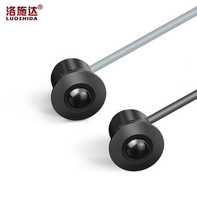LUOSHIDA D12 Infrared Beam Photoelectric Sensor FDT-125MNO-TZ Bracket Mount Anti-Strong Light 5M DC 10-30V NPN/PNP Output for Warehouse Logistics Sorting Conveyor