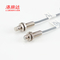 3 Wire DC Cylindrical M8 Inductive Proximity Sensor Metal Shorter Tube With Cable Type