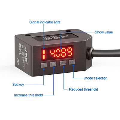 NO NC effective cost reduction high speed response diffuse photo sensor intelligent digital display photoelectric switch