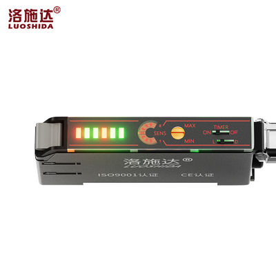 LUOSHIDA FN11 Economical Fiber Optic Sensor Amplifier with NPN/PNP Output and Fast Response Time