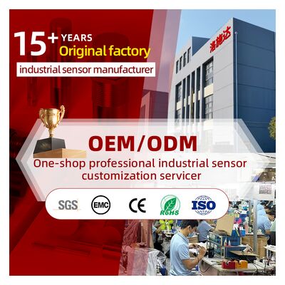 Threaded Waterproof Plastic Capacitive Proximity Sensor for Plastic Pipe Fitting with NPN/PNP Output