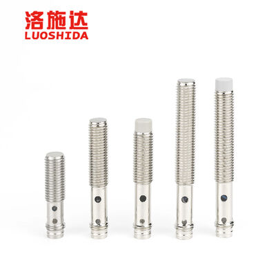 Hot Sale PNP NO 1mm 2mm 3mm Housing M8-M8 Cylindrical Stainless Steel LED Inductive Proximity Sensor 3Pin Plug Connector