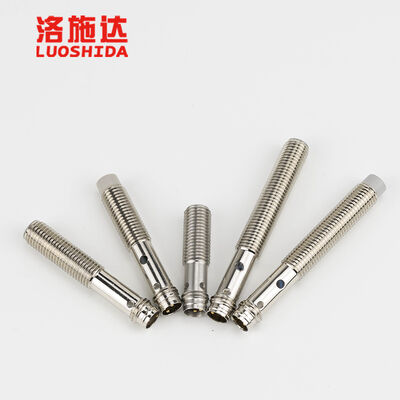 Hot Sale PNP NO 1mm 2mm 3mm Housing M8-M8 Cylindrical Stainless Steel LED Inductive Proximity Sensor 3Pin Plug Connector