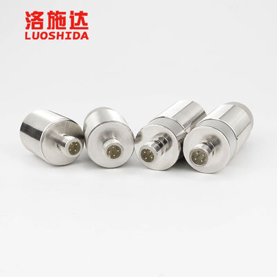 M30 4-Pin Inductive Proximity Sensor Connector NPN PNP Plug Type Cylinder Shape DC10-30V IP67 Flush Mounting Brass Nickel