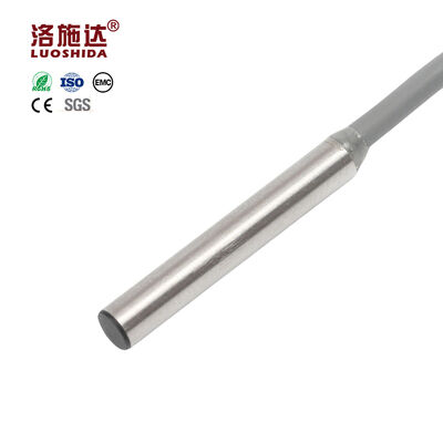 D4 Mini Inductive Proximity Sensor Separated Switch 0.8-1.5mm IP67 10-30VDC NPN/PNP Output Nickel-Plated Brass