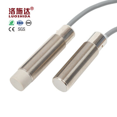 DC 2-Wire Shielded Inductive Proximity Sensor 10-30V 5/8mm NO NC IP67 CE LED Indicator 100Hz Metal Detect