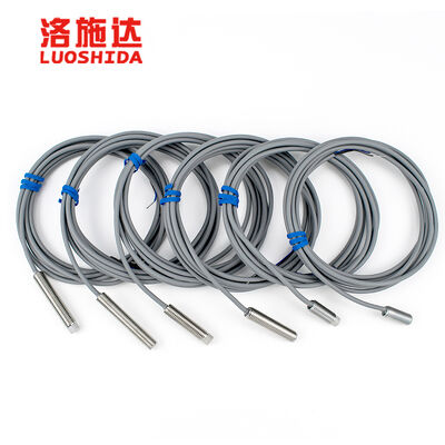 LUOSHIDA 24V DC Ultra Short Inductive Ranging Distance Industrial Proximity Sensor Switch Screw Installation M8
