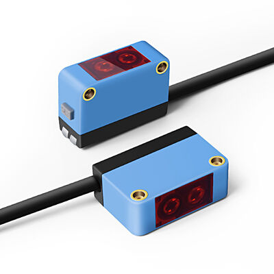 Square Flush Mounting Photoelectric Sensor NPN/PNP Output Diffuse Reflection Counter-Reflective Mirror