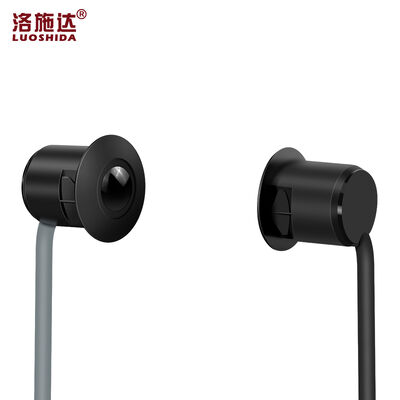LUOSHIDA D12 Infrared Beam Photoelectric Sensor FDT-125MNO-TZ Bracket Mount Anti-Strong Light 5M DC 10-30V NPN/PNP Output for Warehouse Logistics Sorting Conveyor