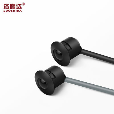 LUOSHIDA D12 Infrared Beam Photoelectric Sensor FDT-125MNO-TZ Bracket Mount Anti-Strong Light 5M DC 10-30V NPN/PNP Output for Warehouse Logistics Sorting Conveyor