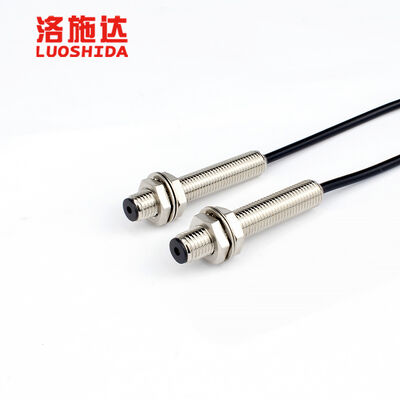 LUOSHIDA m8 m12 m18 Cylindrical Beam Laser Photoelectric Sensor PNP/NPN Output 10-30V Long Distance Nickel Plated Brass