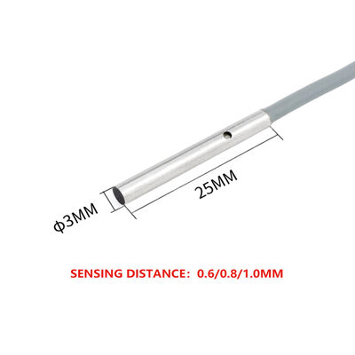 LUOSHIDA D3 Miniature small Inductive Proximity Sensor inductivo Stainless Steel Flush Mount NPN/PNP Output 0.6mm/0.8mm/1.0mm Sensing Distance