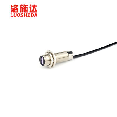 Nickel Plated M12 M18 Diffuse Laser Sensor for Object Detection Equipment with Tiny 2mm Light Spot