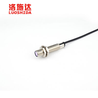 Nickel Plated M12 M18 Diffuse Laser Sensor for Object Detection Equipment with Tiny 2mm Light Spot