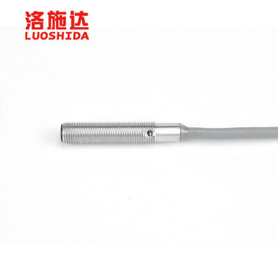 M6 Flush small Inductive Proximity Sensor IP67 Stainless Steel Housing Anti‑interference 2m Cable for Automated Metal Detection