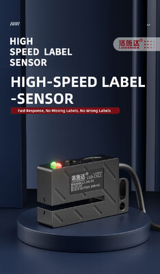 LUOSHIDA LSD‑CX11 High Speed Label Sensor 50us Max Response Time NPN PNP Normally Open Normally Closed 12‑24VDC For Labeling Machine Transparent Sticker Detection