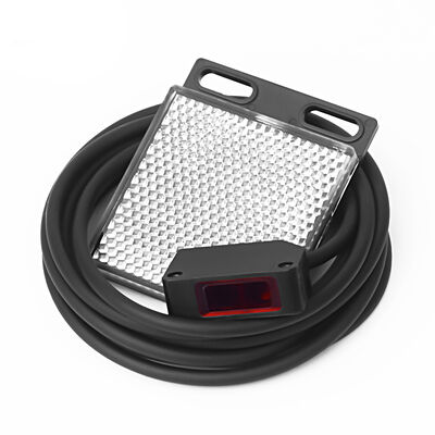 LUOSHIDA Retro‑reflective Photoelectric Sensor 30‑3000mm Adjustable Sensing Distance NPN PNP Normally Open Normally Closed 12‑24VDC For Packaging Conveyor Belt Object Detection