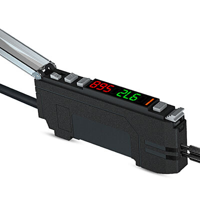 Digital Color Mark Fiber Amplifier Unit RGB Teaching Type NPN PNP Normally Open Normally Closed 0‑10S Time Delay For Industrial Color Identification