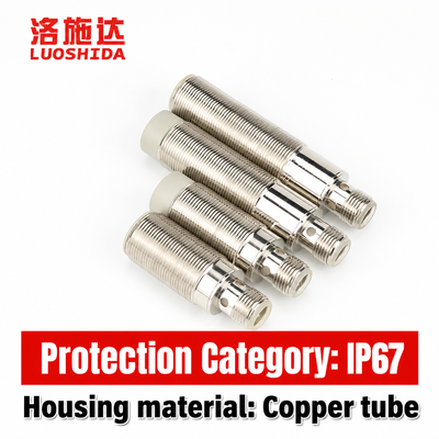 Industrial M18 Inductive Proximity Sensor M12 4 Pin Plug Flush Non Flush Mount NPN PNP NO NC Output IP67 10‑30VDC Metal Detection Switch LUOSHIDA For Automated Production Line