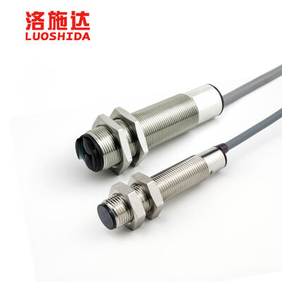 M12 M18 Threaded Diffuse Photoelectric Sensor, Adjustable Detection Distance for Object Presence Detection