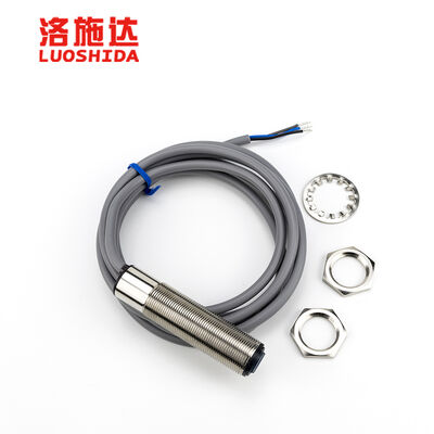 M12 M18 Metal Tube Diffuse Photoelectric Sensor, Adjustable Detection Range for Conveyor and Packaging Machines