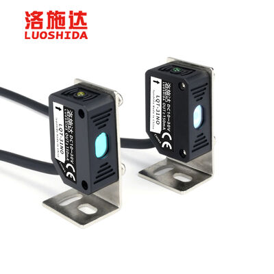 Q31 Through Beam Laser Sensor NPN NO NC 10-30VDC 500Hz 30M Range Optical Switch for Conveyor Tracking