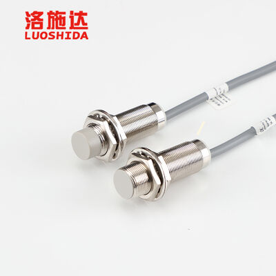 M8 M12 M18 M30 Cylindrical Inductive Proximity Sensor Flush Non-Flush 1.5mm-15mm Range NPN PNP NO NC 10-30VDC for CNC Spindle Origin Homing
