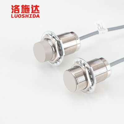 M8 M12 M18 M30 Cylindrical Inductive Proximity Sensor Flush Non-Flush 1.5mm-15mm Range NPN PNP NO NC 10-30VDC for CNC Spindle Origin Homing